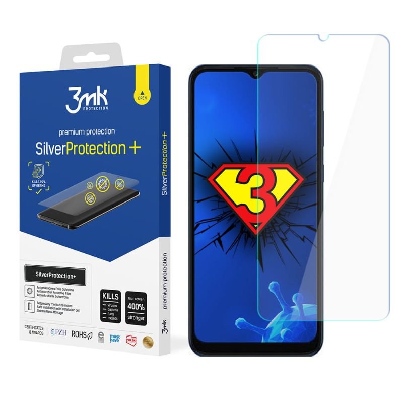 Antymikrobowa folia ochronna do Samsung Galaxy A03 - 3mk SilverProtection+
