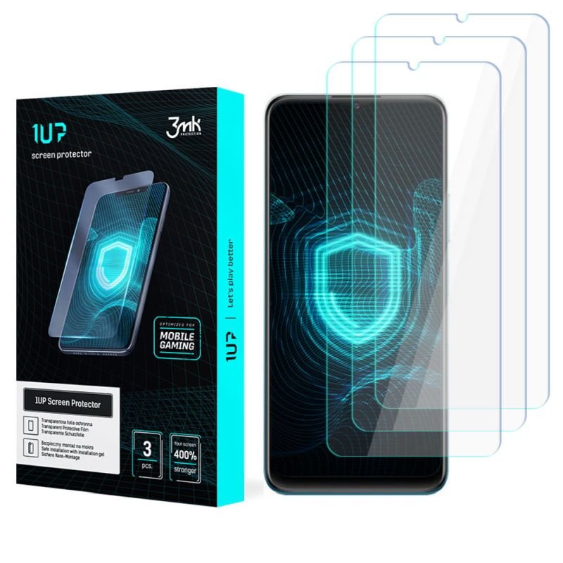 Folia ochronna na Vivo Y15s - 3mk 1UP screen protector (3 sztuki)