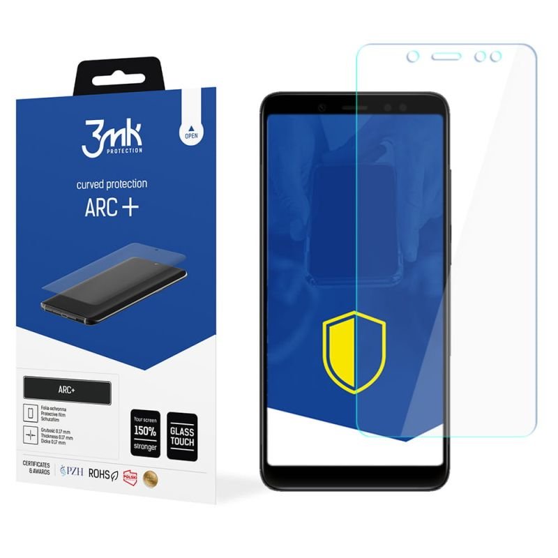 Folia na zaokrąglony ekran do Xiaomi Redmi Note 5 Pro - 3mk ARC+