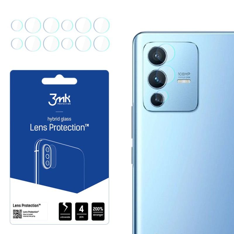 Szkło na obiektyw aparatu do Vivo S12 5G - 3mk Lens Protection