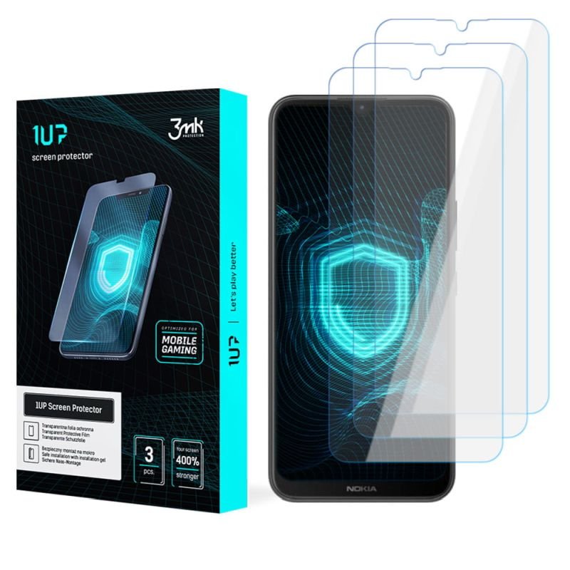 Folia ochronna na Nokia C21 Plus - 3mk 1UP screen protector (3 sztuki)