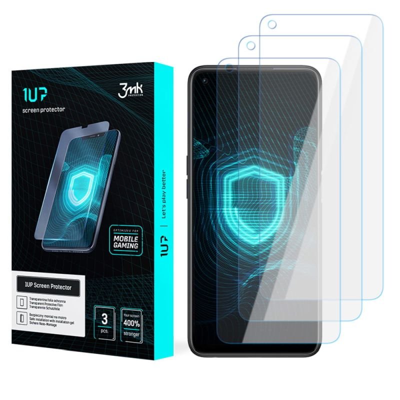 Folia ochronna na Oppo A96 4G - 3mk 1UP screen protector (3 sztuki)