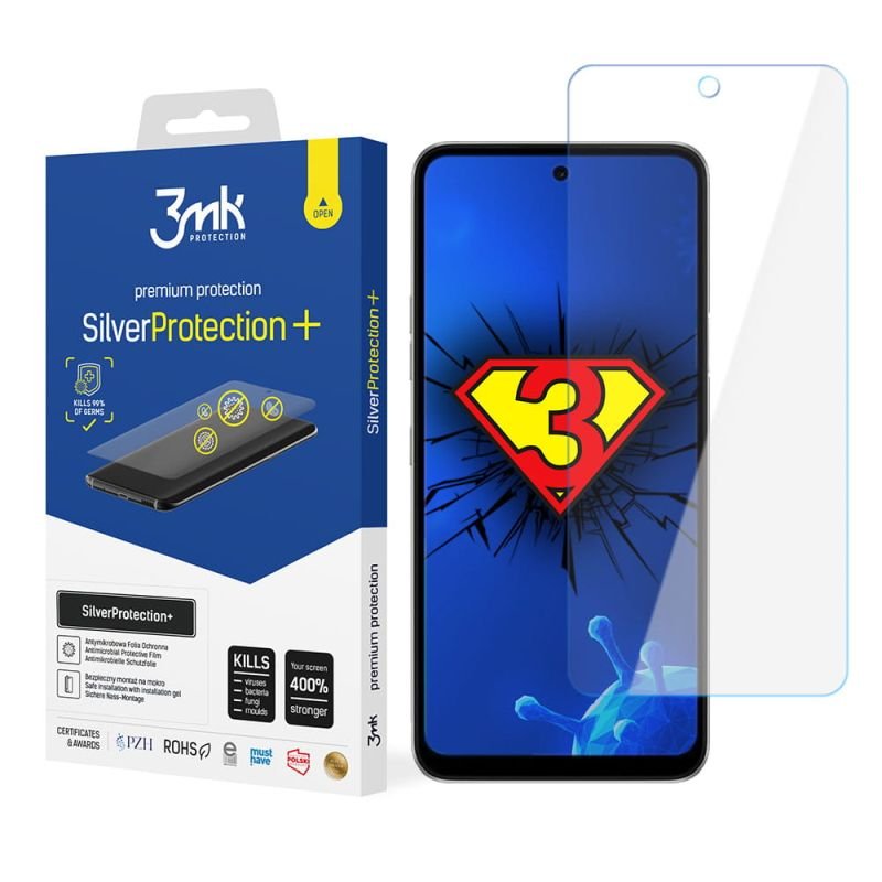 Antymikrobowa folia ochronna do LG K52 - 3mk SilverProtection+