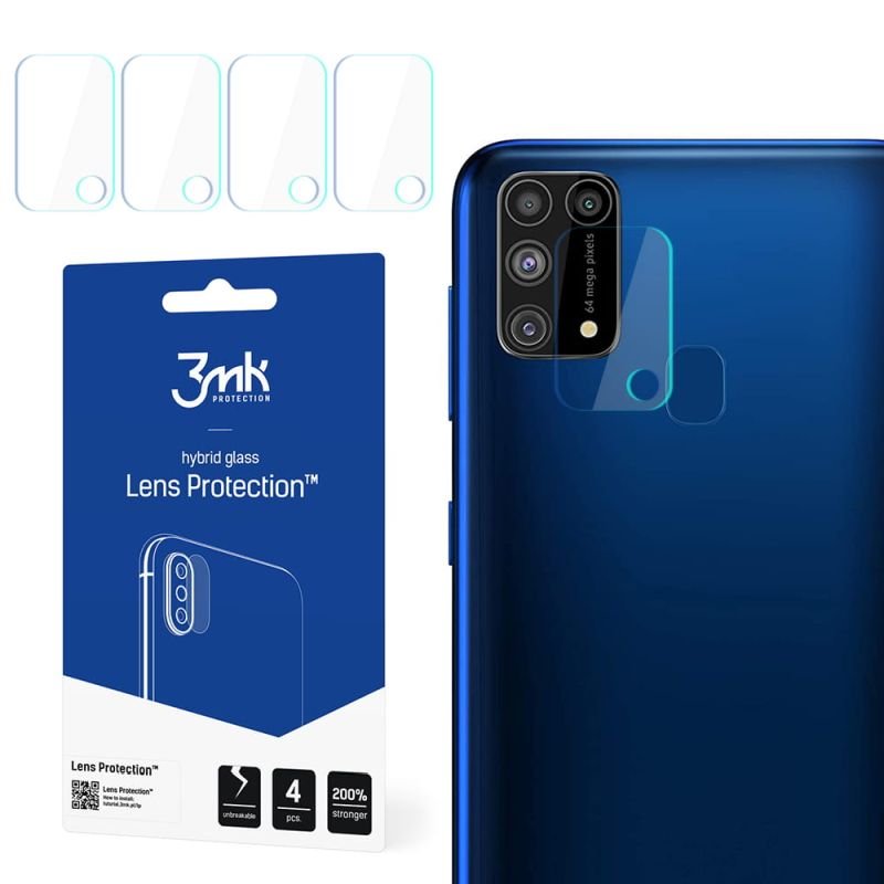 Szkło na obiektyw aparatu do Samsung Galaxy M31/M31 Prime - 3mk Lens Protection