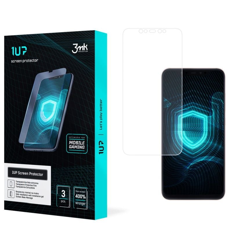 Folia ochronna na Xiaomi Mi8 Global - 3mk 1UP screen protector (3 sztuki)
