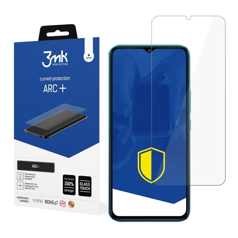 Folia na zaokrąglony ekran do Infinix Hot 10 Lite - 3mk ARC+