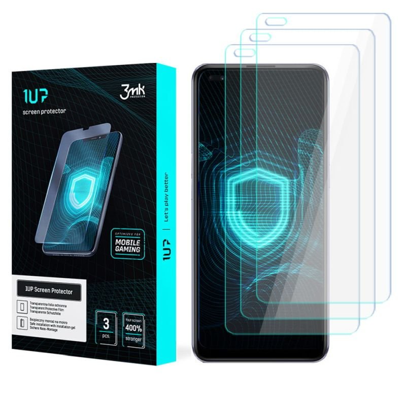 Folia ochronna na Oppo Reno 4 CPH2113 - 3mk 1UP screen protector (3 sztuki)