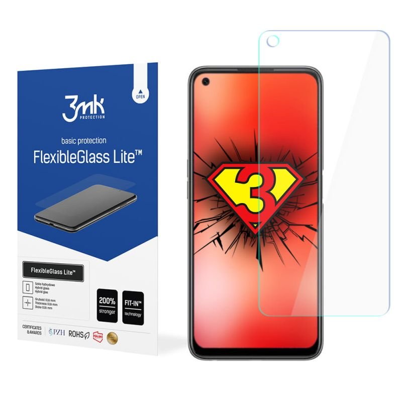 3MK, Oppo K9s 5G, Szkło hybrydowe, FlexibleGlass Lite