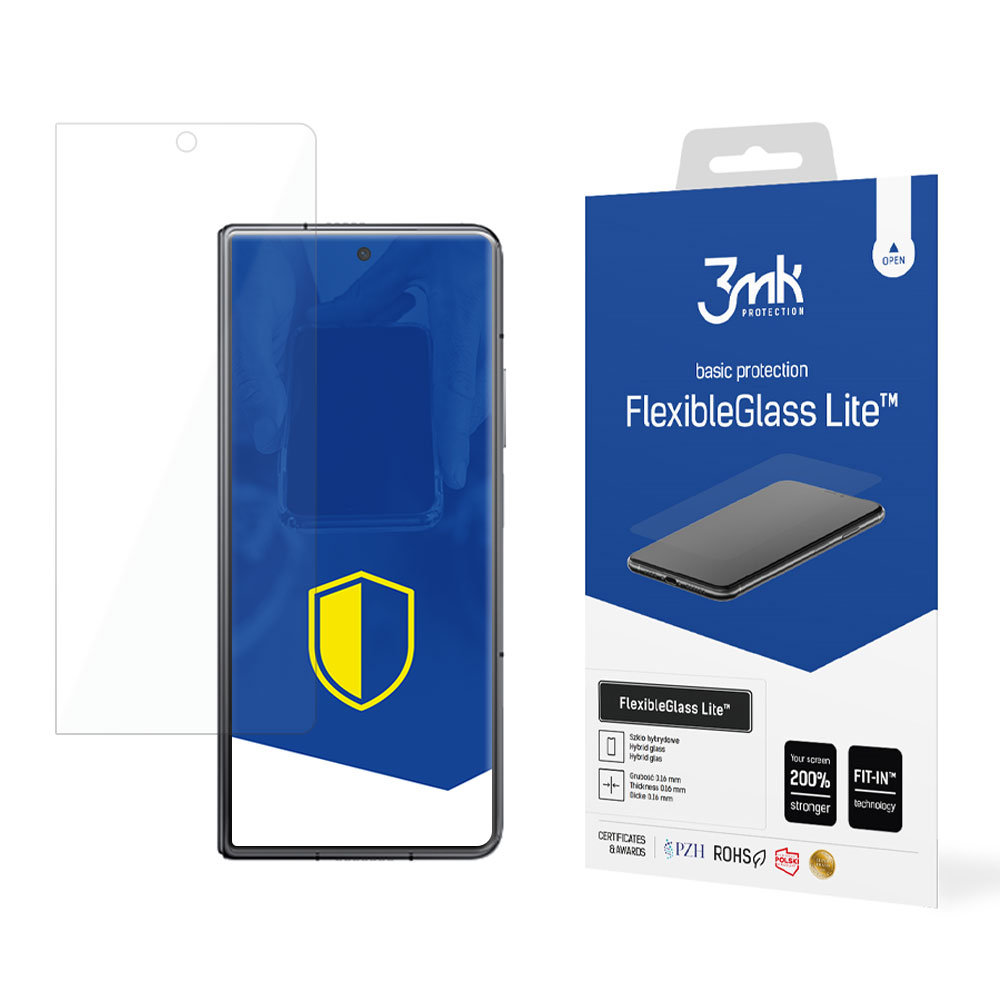 3MK, Honor Magic V (Front), Szkło hybrydowe, FlexibleGlass Lite