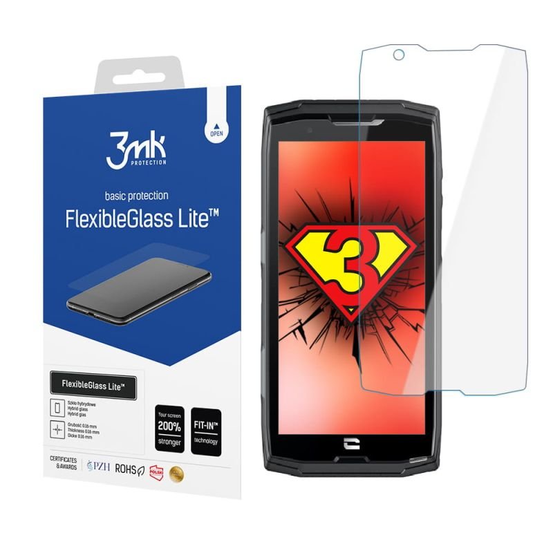 3MK, Crosscall Core X5, Szkło hybrydowe, FlexibleGlass Lite