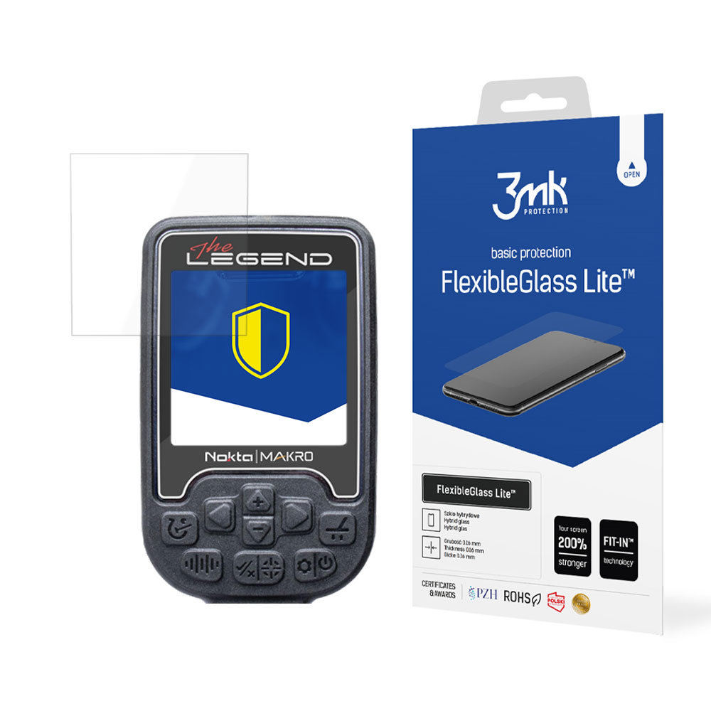 Nokta Makro The Legend ( ekran ) - 3mk FlexibleGlass Lite™, Szkło hybrydowe