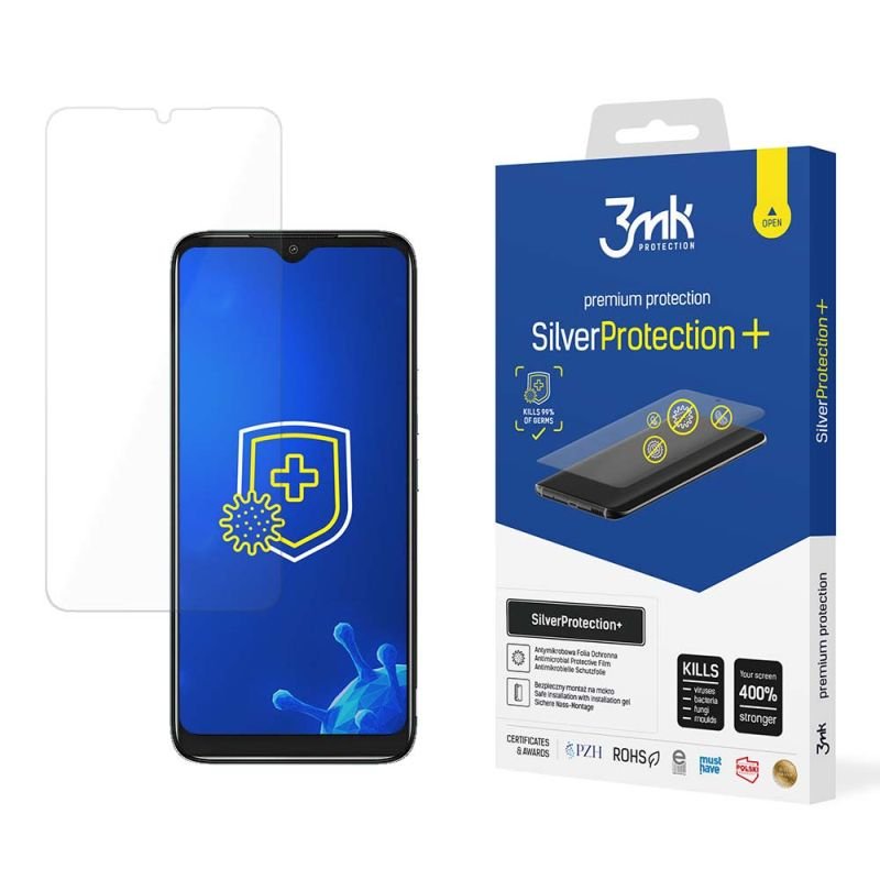 Antymikrobowa folia ochronna do Nokia C12 - 3mk SilverProtection+