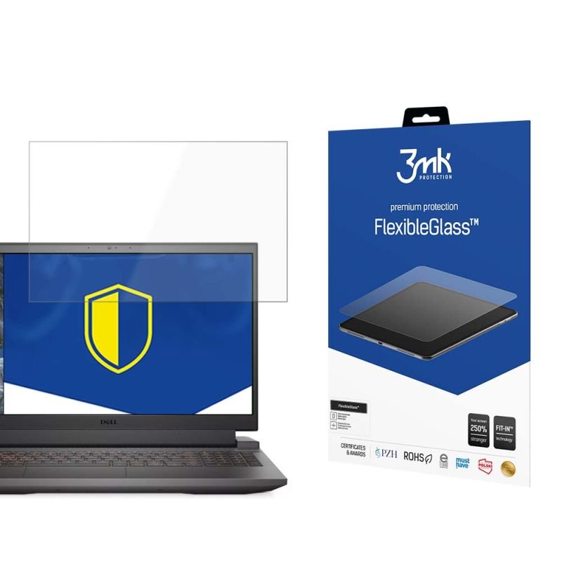 Nietłukące szkło hybrydowe do Dell G15 15,6 - 3mk FlexibleGlass