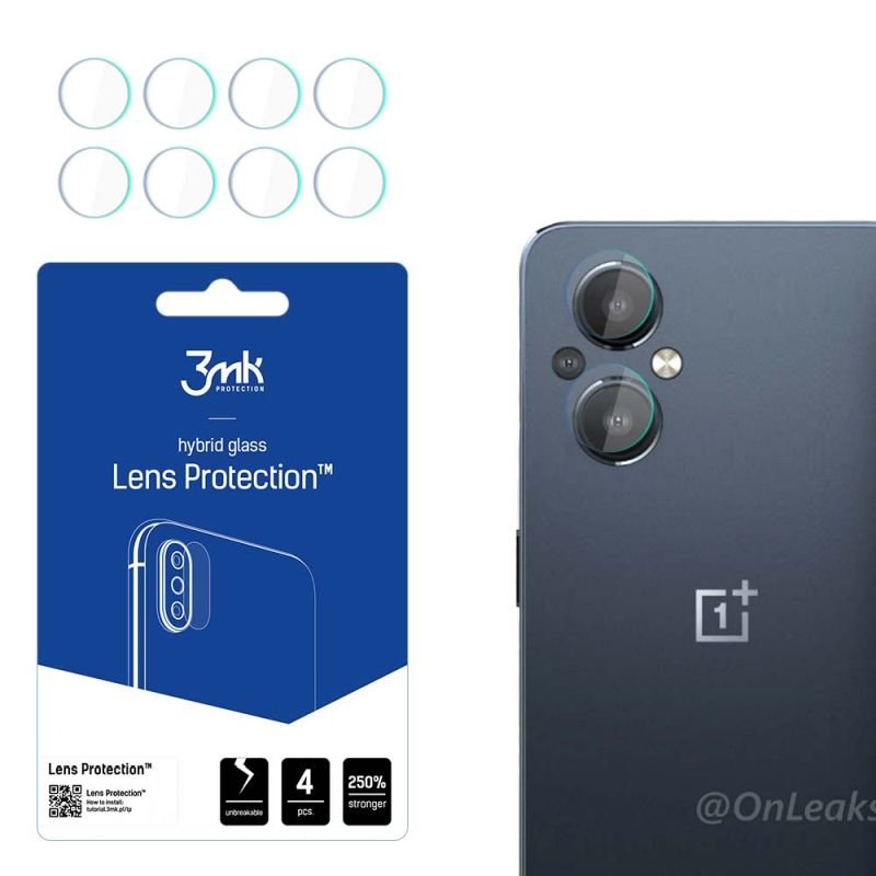 Szkło na obiektyw aparatu do OnePlus Nord N20 5G - 3mk Lens Protection