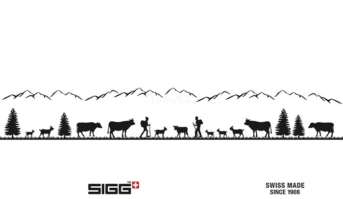 Sigg unisex Swiss Craft aluminiowa butelka, biały, 0,6 L 8622.60