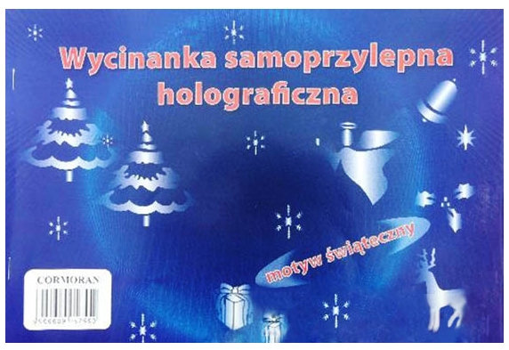 Cormoran Zeszyty papierów kolorowych holograficzna motyw świąt