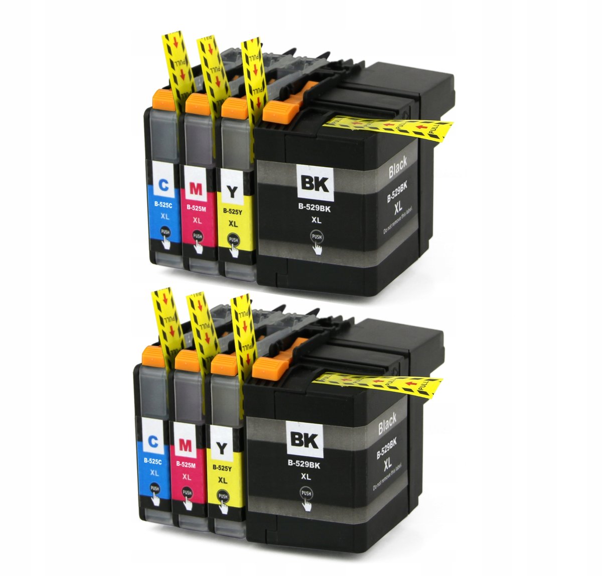 8x TUSZ DO LC529 LC525 XL DCP J100 J105 MFC-J200