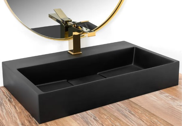 Rea UMYWALKA KONGLOMERATOWA NABLATOWA GOYA BLACK MAT 60CM U8779