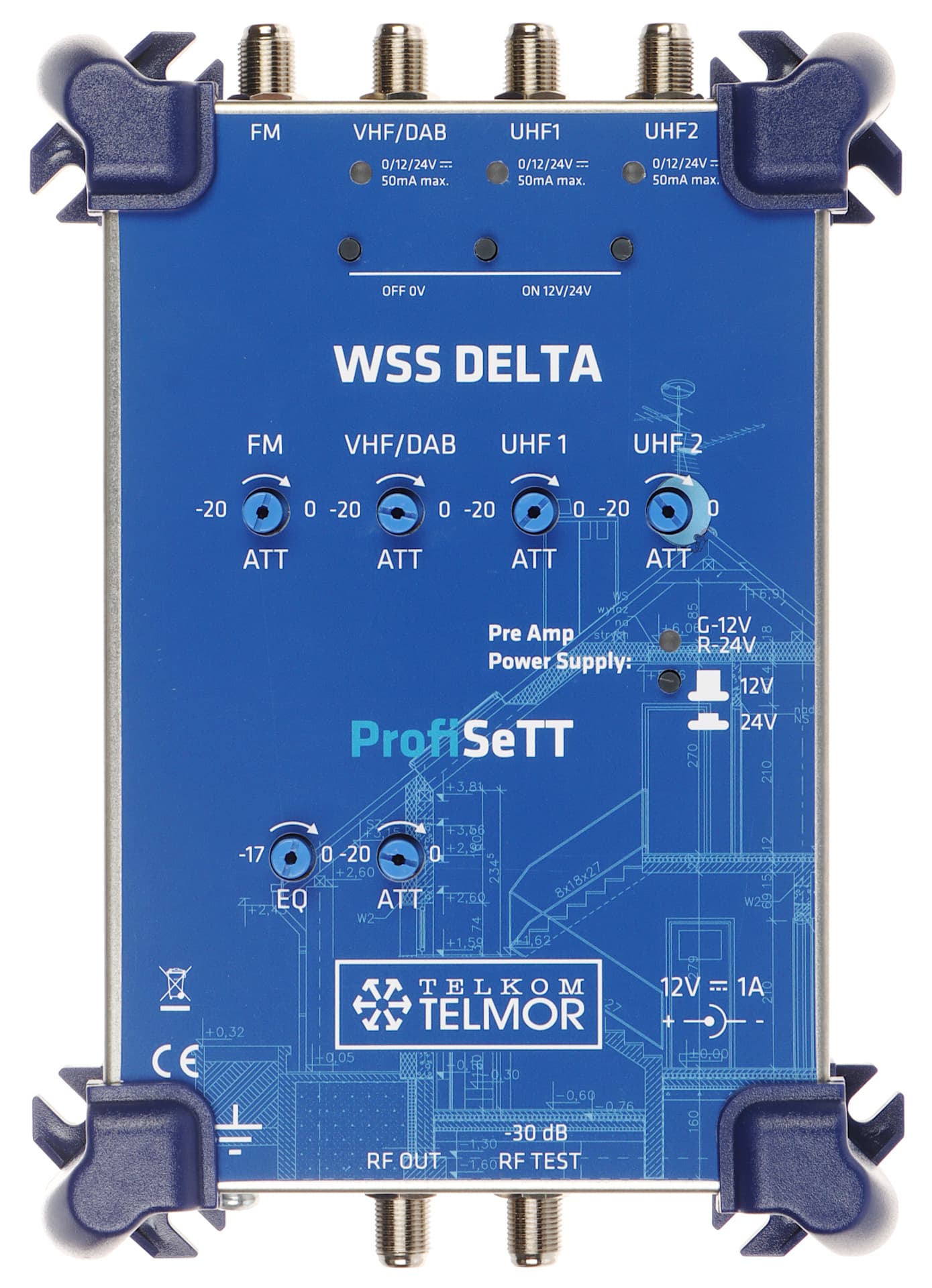 WZMACNIACZ WIELOZAKRESOWY WSS-DELTA ProfiSETT TELMOR