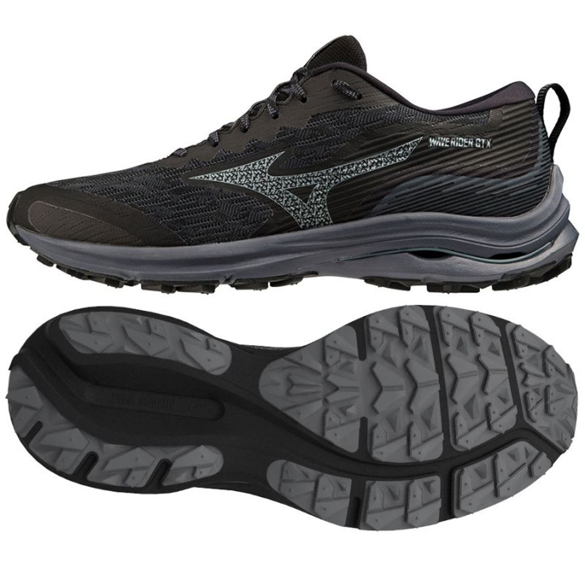 Buty do biegania Mizuno Wave Rider GTX M (kolor Czarny, rozmiar 44)