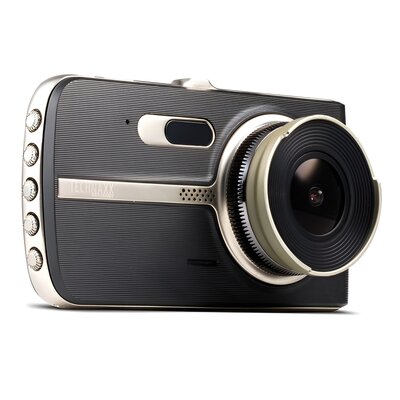 Technaxx Technaxx Niemcy FullHD kamera samochodowa rejestrator szerokokątny znak prędkości rozpoznawanie przednich kolizji i wyjazdu pasa ostrzeżenia czujnik G kamera monitorująca pojazd TX-167 TX-167