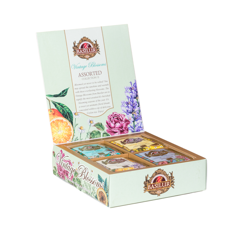 Zestaw herbat VINTAGE BLOSSOMS ASSORTED II saszetki - 40 x 1,5 g