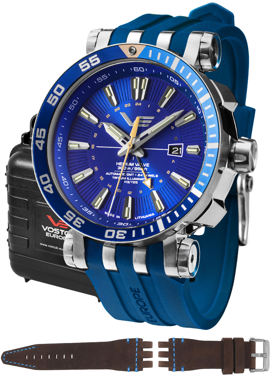 Zegarek Vostok Europe NH34-575A716S Energia Rocket Automatic GMT