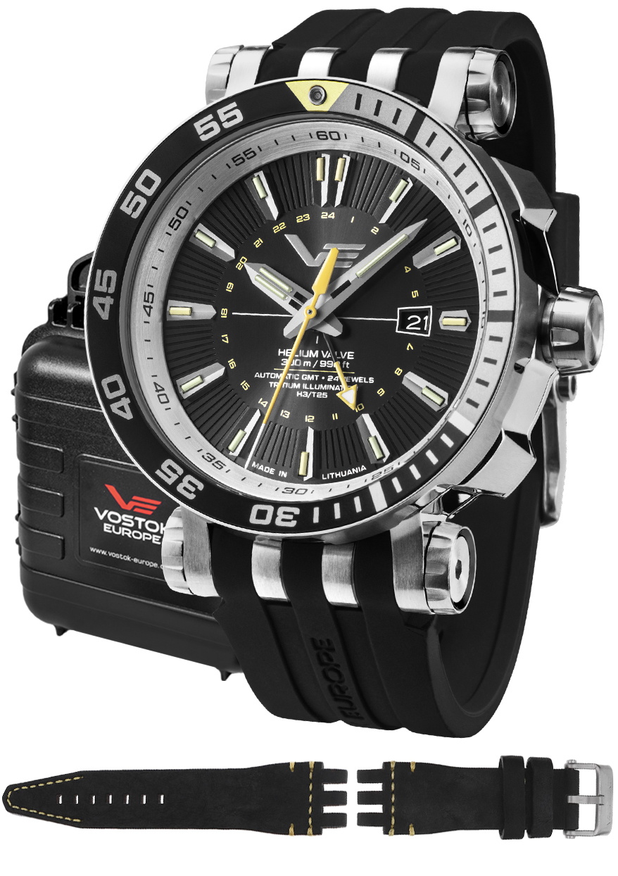 Zegarek Vostok Europe NH34-575A718S Energia Rocket Automatic GMT
