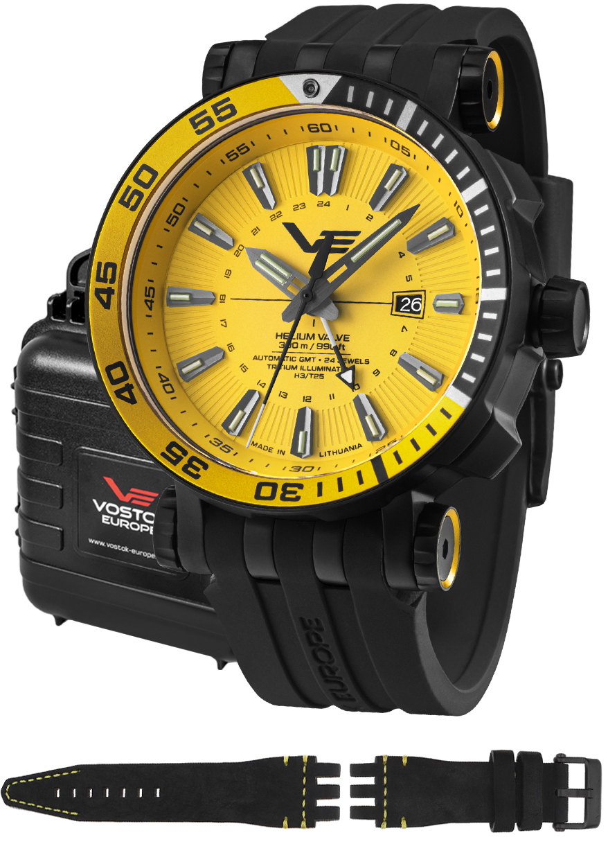 Zegarek Vostok Europe NH34-575C719S Energia Rocket Automatic GMT