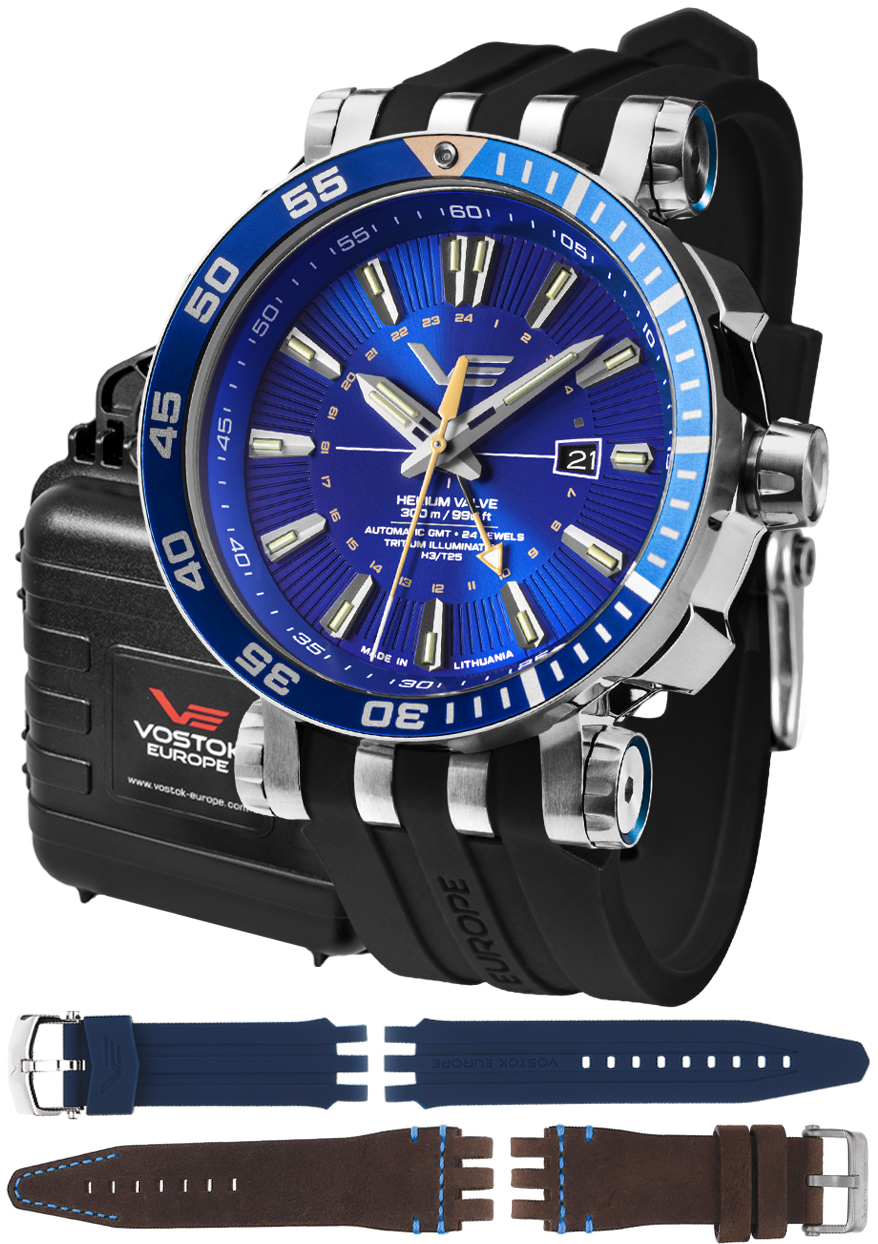 Zegarek Vostok Europe NH34-575A716SB Energia Rocket Automatic GMT