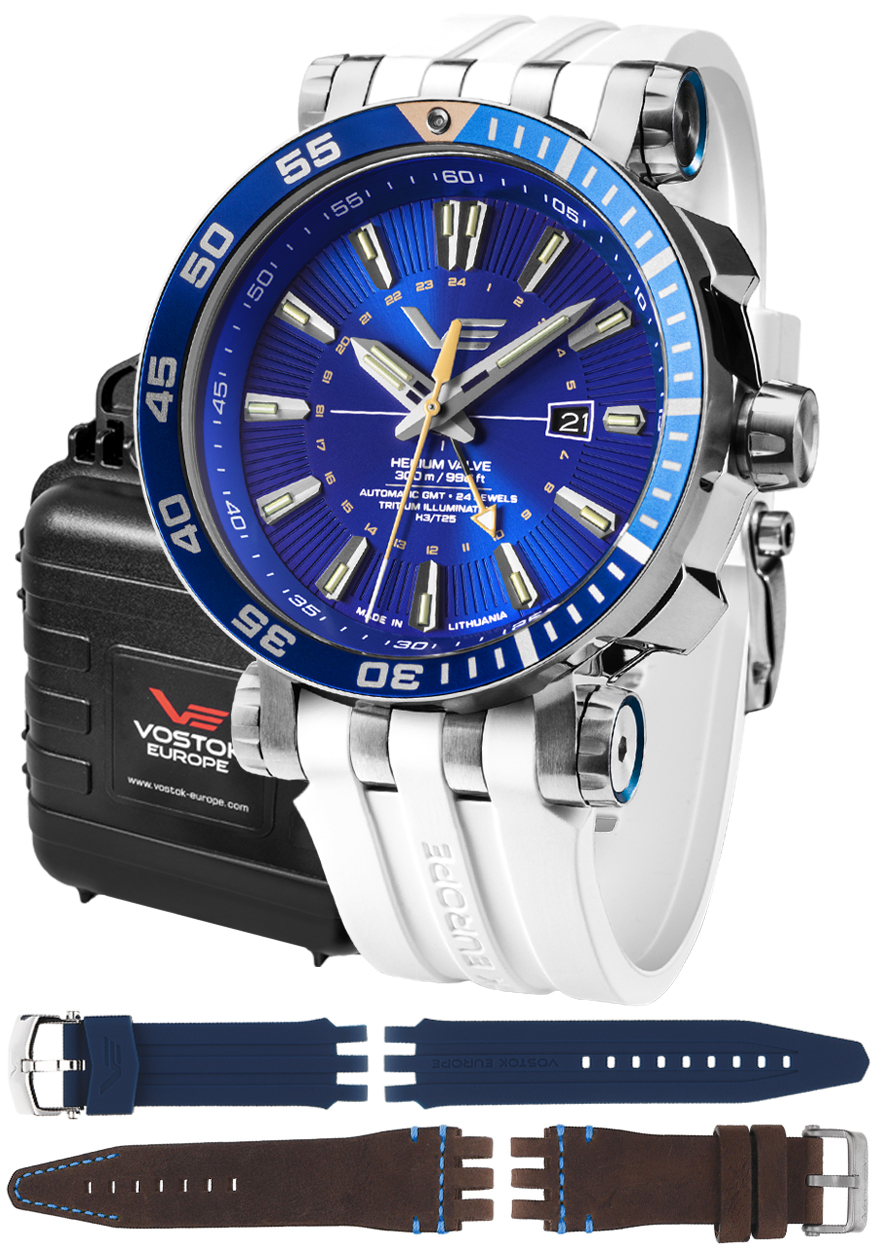Zegarek Vostok Europe NH34-575A716SW Energia Rocket Automatic GMT