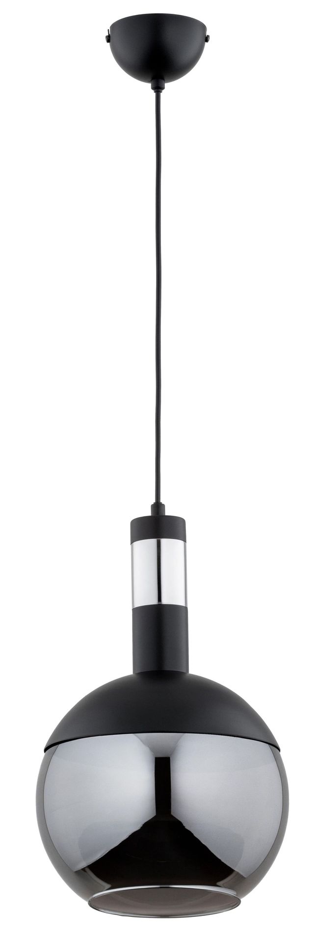 Lampa wisząca z otwartym, ciemnym kloszem AL 61238 z serii BOLSO