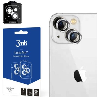 3mk Lens Protection Pro do iPhone 15 Plus Silver