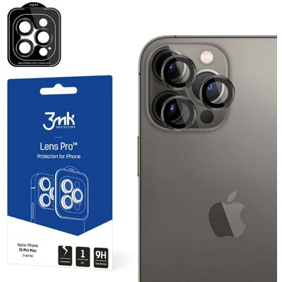 3mk Lens Protection Pro do iPhone 15 Pro Max Graphite