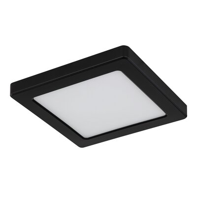 Globo Lasse 12380-24B plafon lampa sufitowa 1x24W LED 3000-4000-6500K czarny/opalizowany