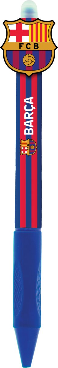 Astra, Długopis automatyczny wymazywalny z gumowym uchwytem, 0.5 mm, FC Barcelona