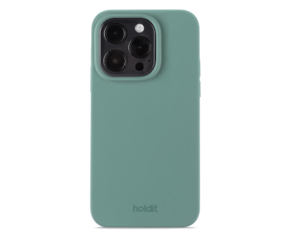 Holdit Silicone Case iPhone 15 Pro Moss Green