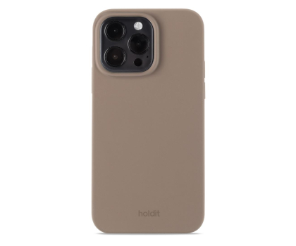 Holdit Silicone Case iPhone 15 Pro Max Mocha Brown