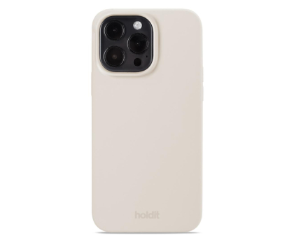 Holdit Silicone Case iPhone 15 Pro Max Light Beige