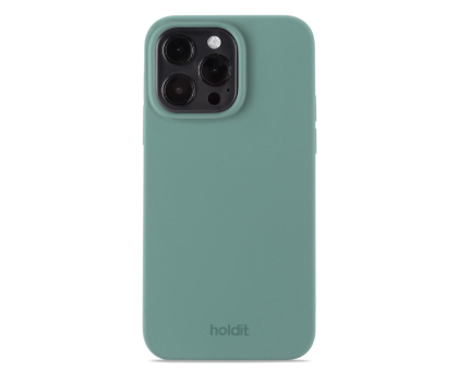 Holdit Silicone Case iPhone 15 Pro Max Moss Green