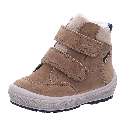 Superfit Groovy śniegowce chłopięce, Brązowy niebieski 3000, 25 EU Schmal