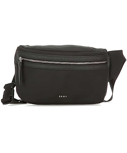 DKNY Women's R23IEA41-BSV-1 Crossbody, czarny/srebrny, Black/silver