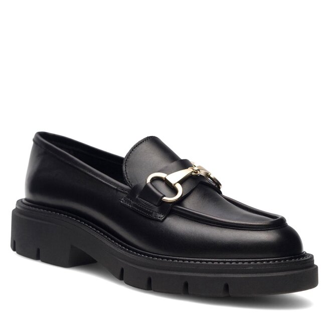 Loafersy Gino Rossi GRACE-I23-26370PE Czarny