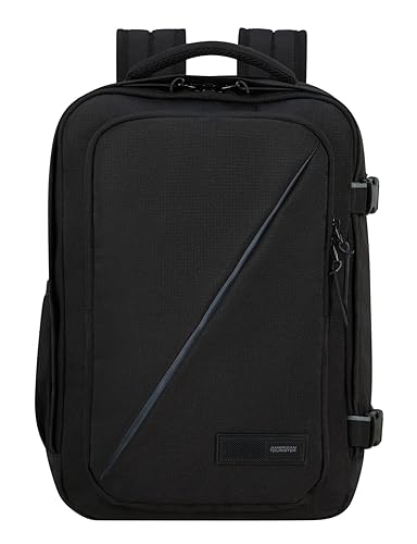 American Tourister Take2Cabin - Ryanair torba kabinowa 25 x 20 x 40 cm, 23 l, 0,50 kg, bagaż podręczny, plecak do samolotu, rozmiar S, Underseater, czarny (czarny), Einheitsgröße, Bagaż podręczny