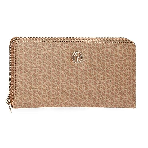 Pepe Jeans Megan Portfel na wizytówkę Brązowy 19,5x10x2 cms Skóra syntetyczna, Brązowy, Talla única, Portfel z wizytówką
