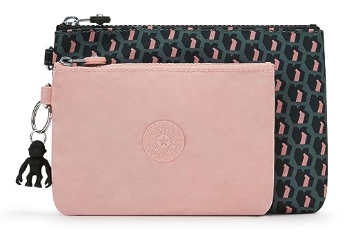 Kipling Duo Pouch worek/walizka, 20 x 1 x 14, 3D K różowy (czarny), czarny, Einheitsgröße, DUO POUCH
