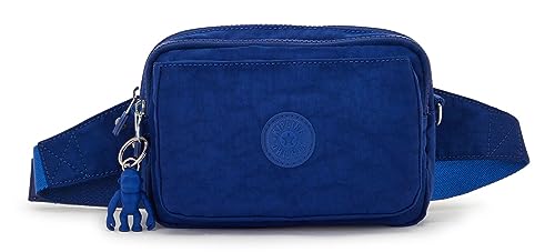 Kipling Abanu Multi Mały Crossbody Zamienny do Talii, z Odpinanymi Paskami, 19 x 13 x 8, Deep Sky Blue, Niebieski