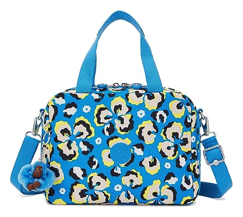 Kipling MIYO worek/walizka, 25 x 13,5 x 20, leopard kwiatowy (BLAU), niebieski, Einheitsgröße, MIYO