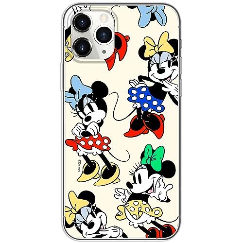 ERT GROUP etui na telefon Iphone 11 PRO, case oryginalny i oficjalnie licencjonowany przez Disney, wzór Minnie 076, optymalnie dopasowane, plecki z TPU