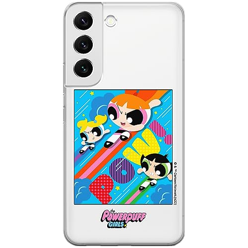 ERT GROUP etui na telefon Samsung S22 PLUS, case oryginalny i oficjalnie licencjonowany przez The Powerpuff Girls, wzór The Powerpuff Girls 025, plecki z TPU częściowo przeźroczyste
